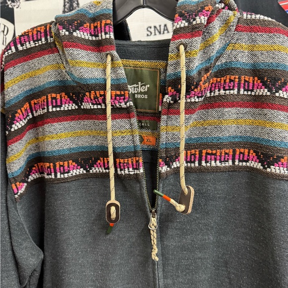 Howler Brothers Multicolor Pattern Zip-Up Sweater - Picture 2 of 8